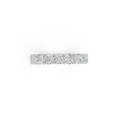 Sterling Silver Semi Mount Ring Setting Cushion CU 4X4mm 17-Stones DHJ