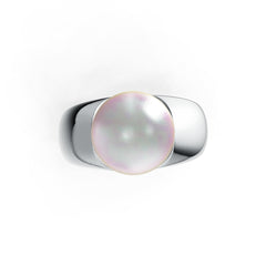Sterling Silver Semi Mount Ring Setting Round RD 12x12mm DHJ