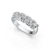 14K Gold Semi Mount Ring Setting Trillion TR 4X4mm DHJ