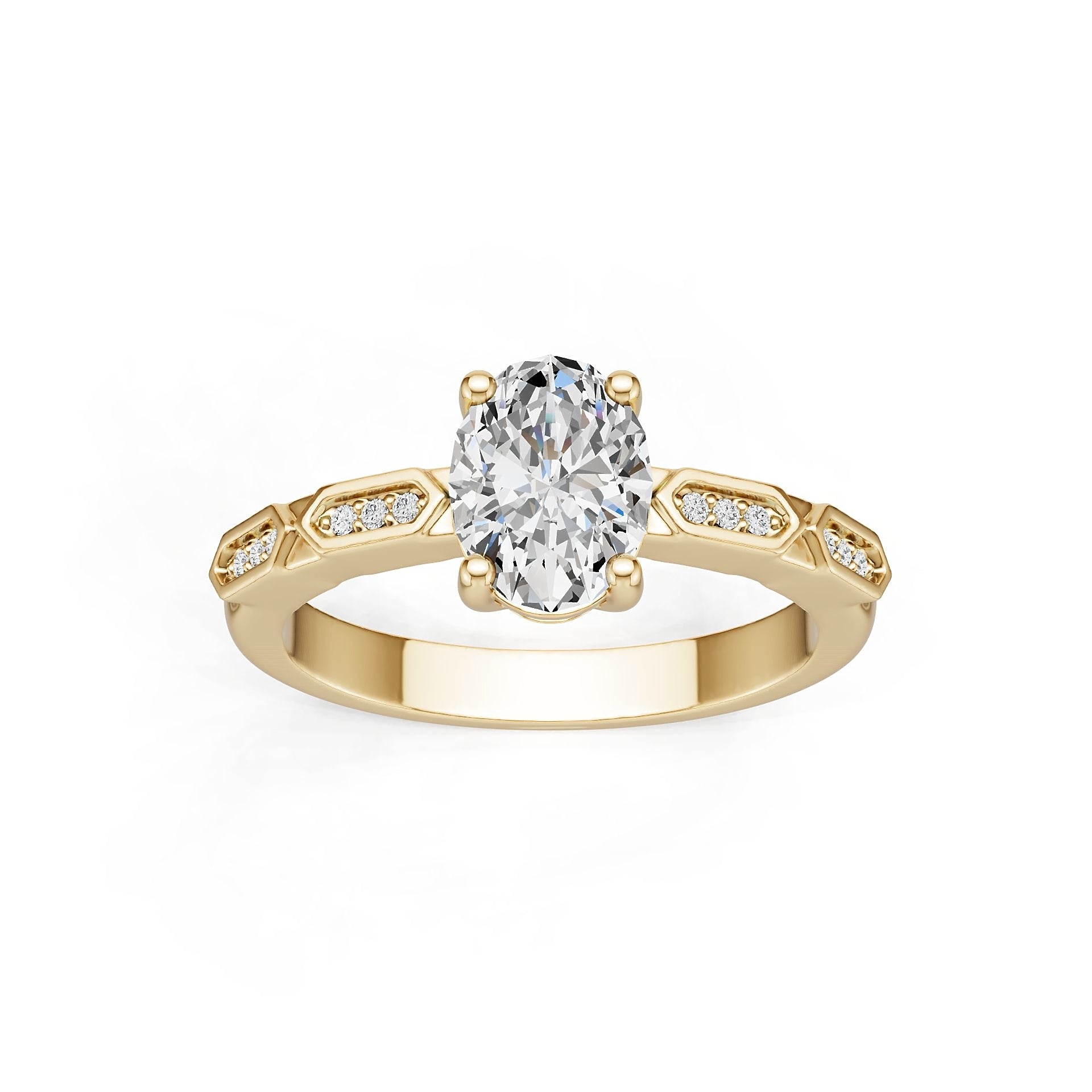 Sterling Silver Semi Mount Ring Setting Oval OV 8X6mm Syzjewelry