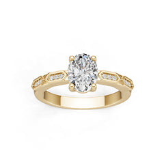 Sterling Silver Semi Mount Ring Setting Oval OV 8X6mm Syzjewelry