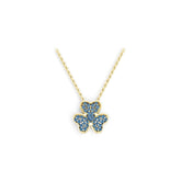 10K 14K Gold or 14K Gold Semi Mount Pendant Setting Round Rd Diamond Accent Syzjewelry