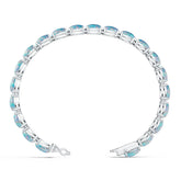 Platinum Semi Mount Bracelet Setting Oval Ov Diamond Accent Syz Jewelry