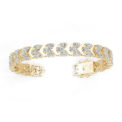 10K Gold Semi Mount Bracelet Setting Oval Ov 5x3mm Syz Jewelry