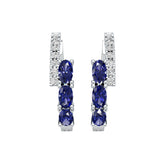 18K Gold Semi Mount Earrings Setting Oval Ov 5x3mm Syz Jewelry