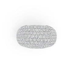 Sterling Silver Semi Mount Ring Setting Round RD 2x2mm