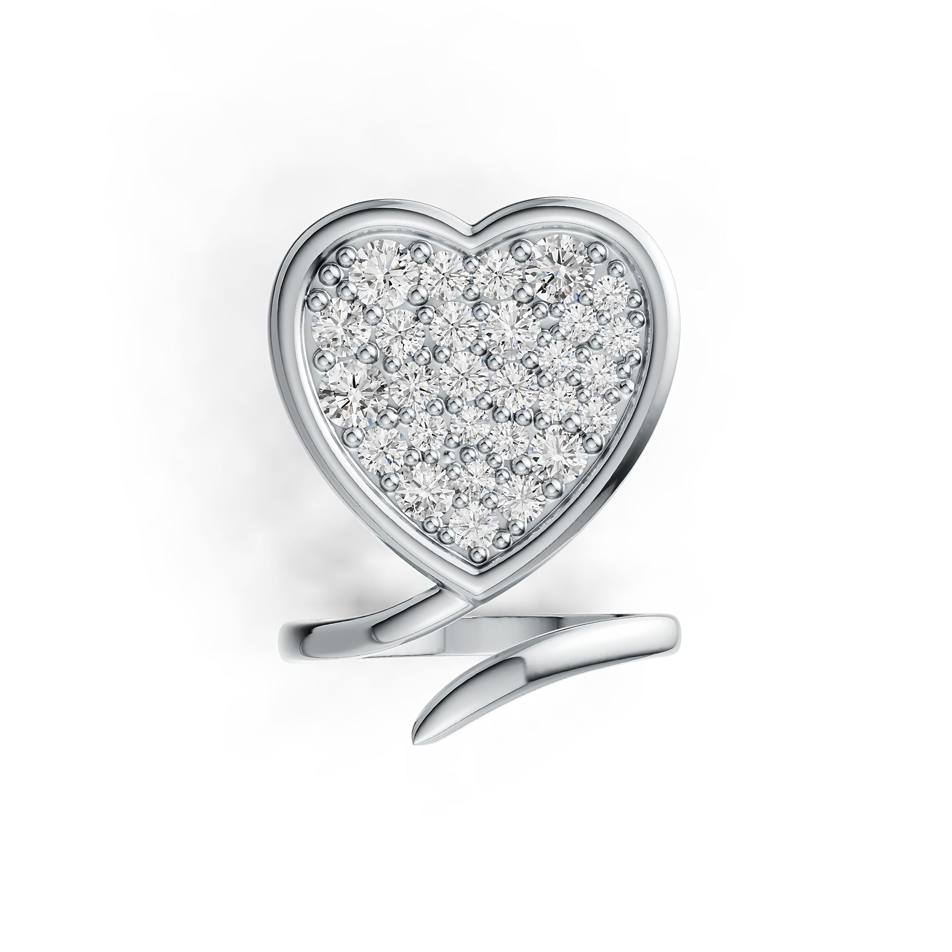 Sterling Silver Semi Mount Ring Setting Round RD 3.5mm DHJ