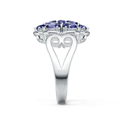 Sterling Silver Semi Mount Ring Setting Round Rd DHJ