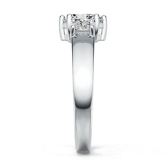 Sterling Silver Semi Mount Ring Setting Oval OV 8X6mm CU 4X4mm DHJ