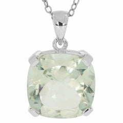 18K Gold Semi Mount Pendant Setting Cushion CU 12X12mm Syzjewelry