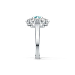 Sterling Silver Semi Mount Ring Setting Round RD 5x5mm RD 4x4mm DHJ