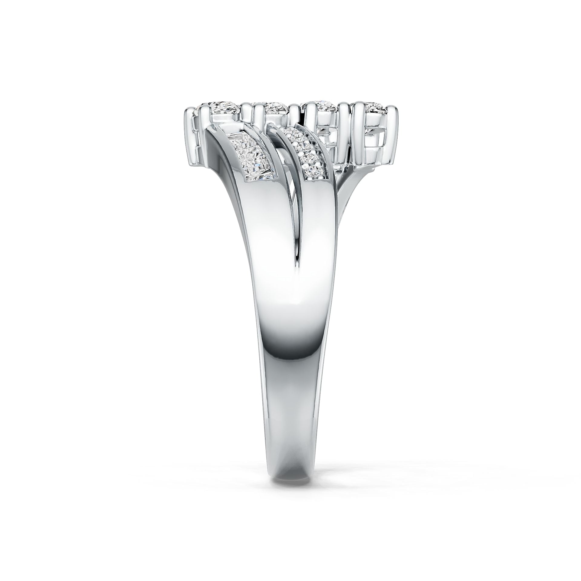 Sterling Silver Semi Mount Ring Setting Oval OV 5x3mm DHJ