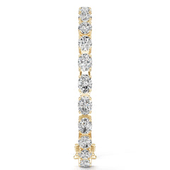 Platinum Semi Mount Bracelet Setting Oval Ov 8x6mm Syz Jewelry