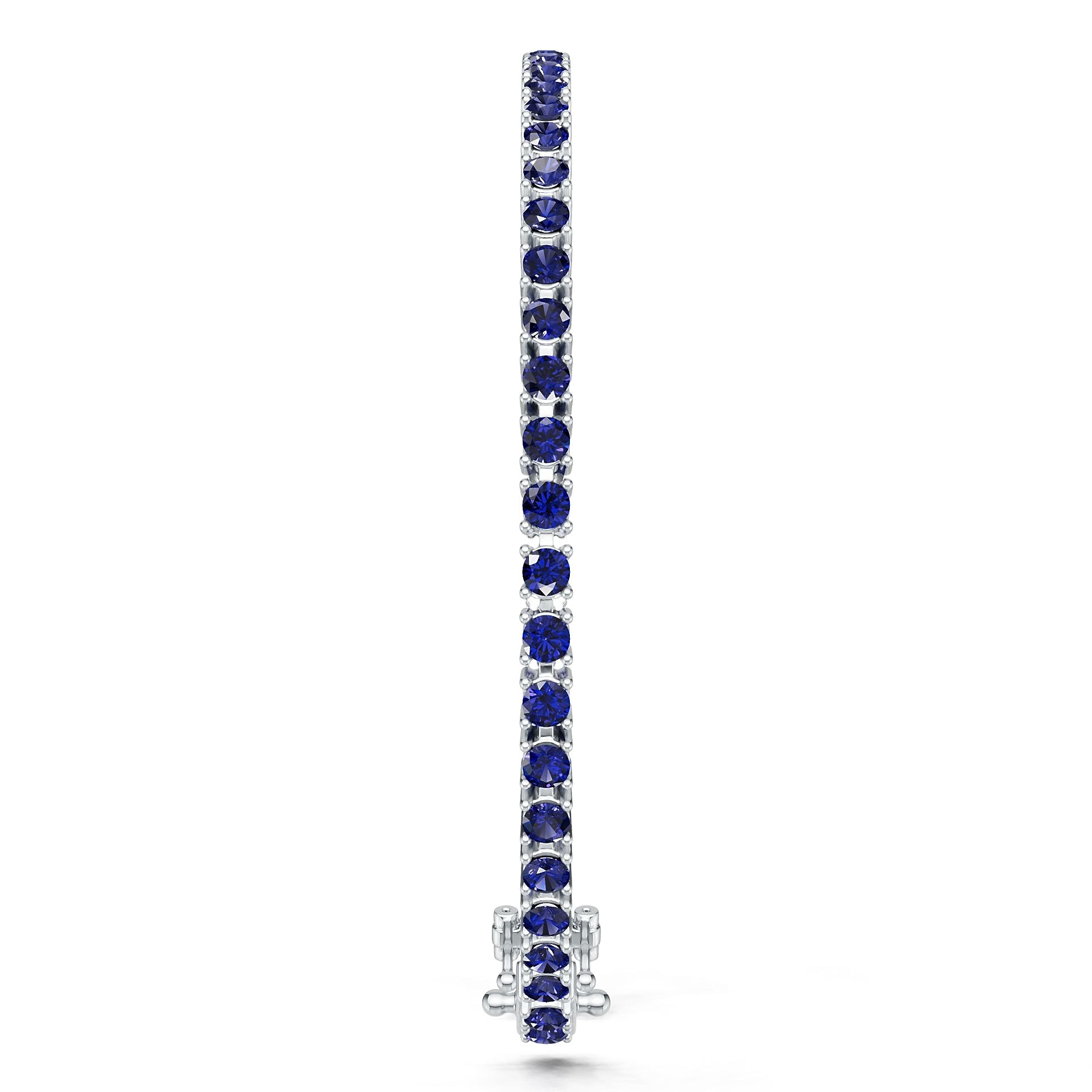 Sterling Silver Semi Mount Bracelet Setting Round RD 3x3mm 6-Inch DHJ