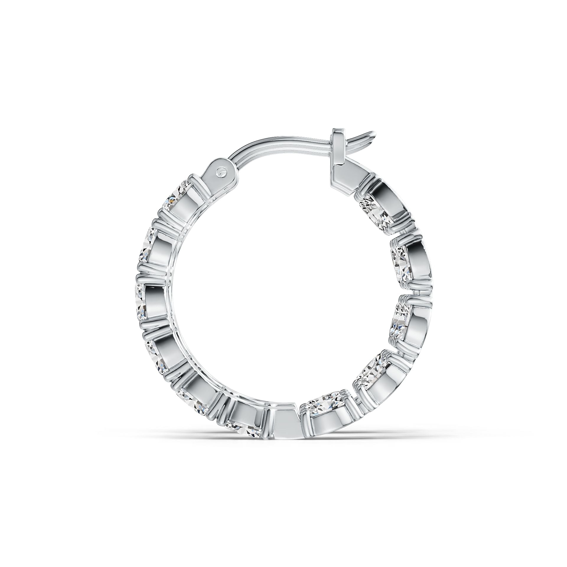 Sterling Silver Semi Mount Earrings Setting Oval OV 5X4mm DHJ