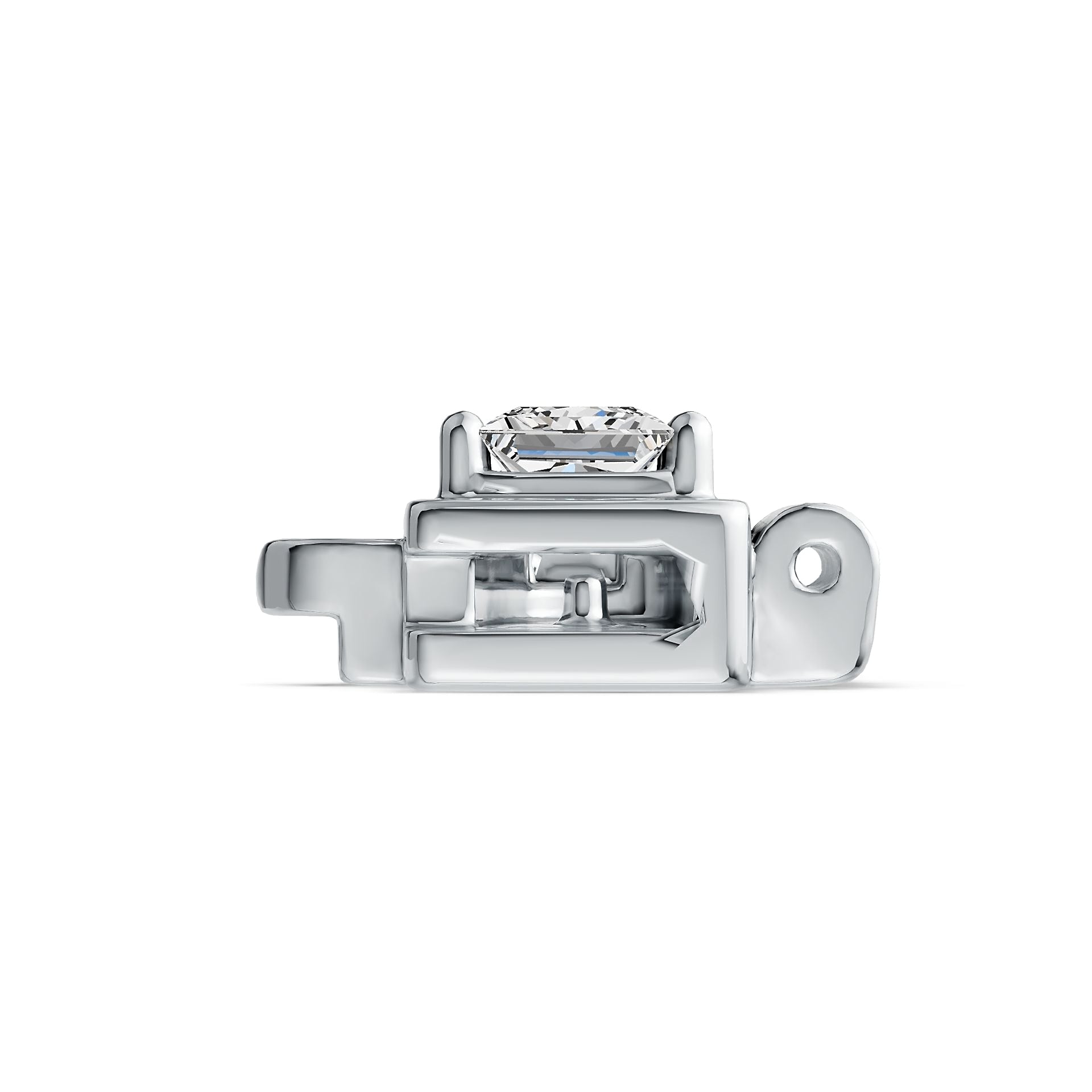 Sterling Silver Semi Mount Bracelet Setting Princess SQ 3X3mm Tennis DHJ