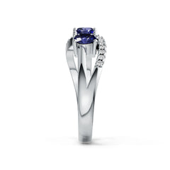 Sterling Silver Semi Mount Ring Setting Oval OV 4X3mm Syzjewelry