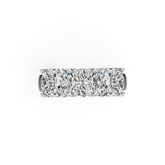 18K Gold Semi Mount Ring Setting Round RD Band圈戒mm DHJ
