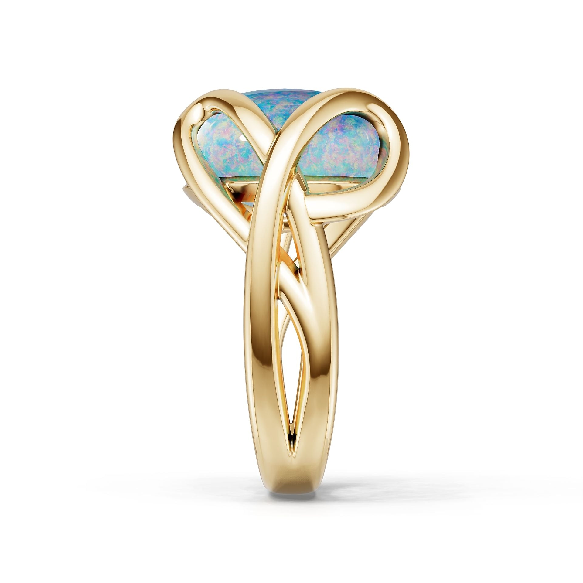 14K Gold Semi Mount Ring Setting Oval Ov 20x16mm Syz Jewelry
