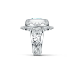 Sterling Silver Semi Mount Ring Setting Oval OV 14X10mm DHJ