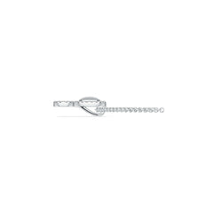 Sterling Silver Double Circle Halo Pendant Infinity with White Topaz or Moissanite DHJ