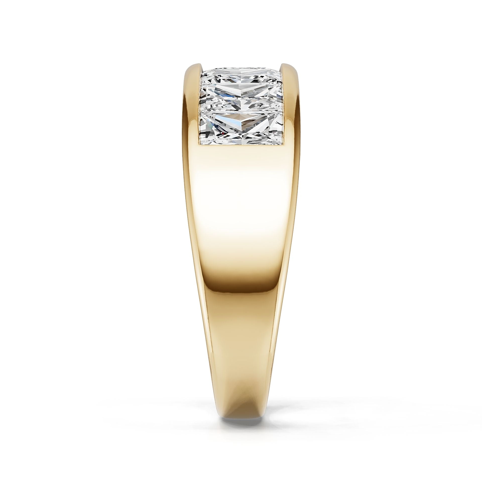 Platinum Semi Mount Ring Setting Princess Pr 5x3mm Syz Jewelry