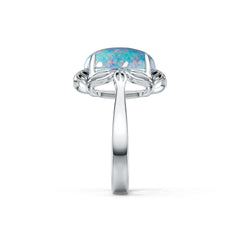 Sterling Silver Semi Mount Ring Setting Oval OV 14X10mm Cabochon DHJ