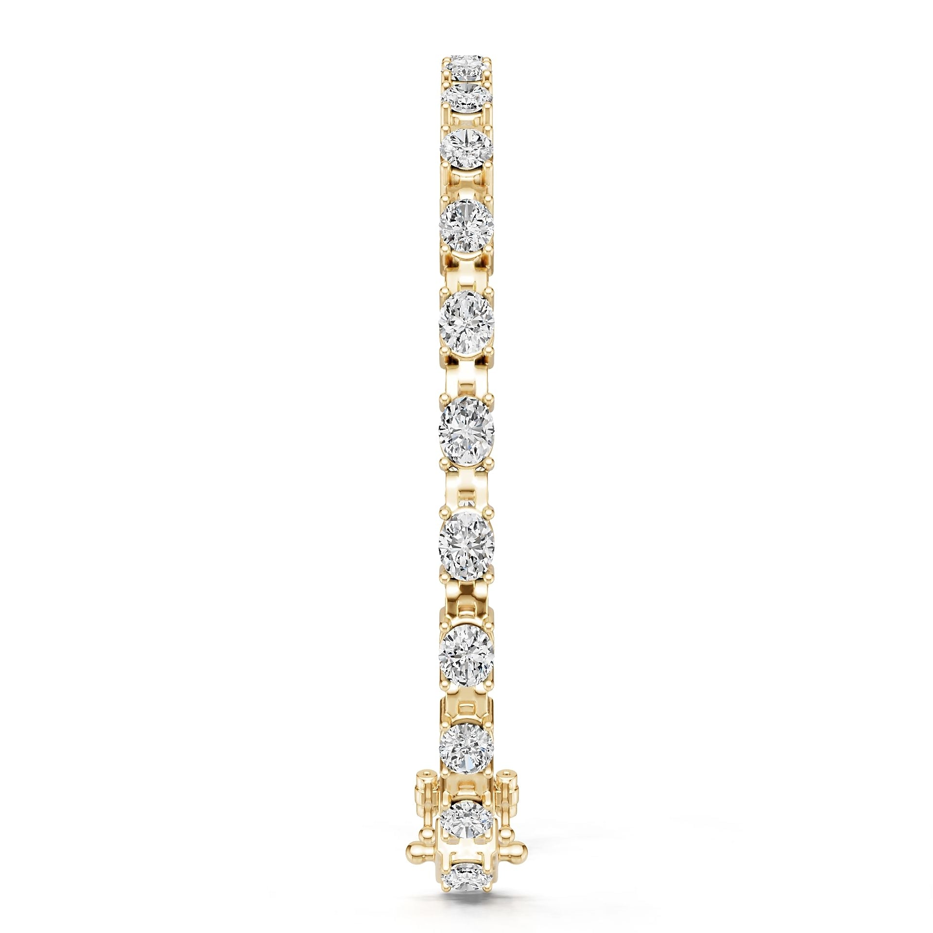 14K Gold Semi Mount Bracelet Setting Oval Ov 5x4mm Syz Jewelry