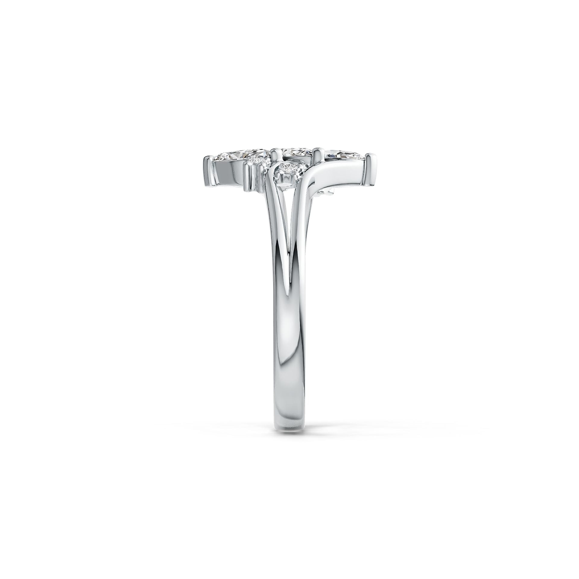 Sterling Silver Semi Mount Ring Setting Marquise MQ 6X3mm DHJ
