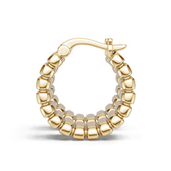 10K Gold Semi Mount Earrings Setting Round Ro 6x6mm Syz Jewelry