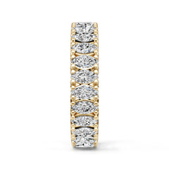 14K Gold Semi Mount Ring Setting Marquise Ma 5x2mm Diamond Accent Syz Jewelry