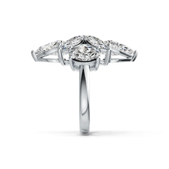 Sterling Silver Semi Mount Ring Setting Marquise MQ 9x4.5mm PE 9x6mm OV 8x6mm Syzjewelry