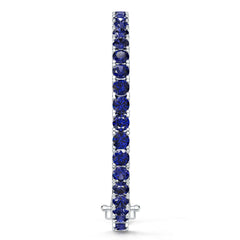 Platinum Semi Mount Bracelet Setting Round Ro 3x3mm Syz Jewelry