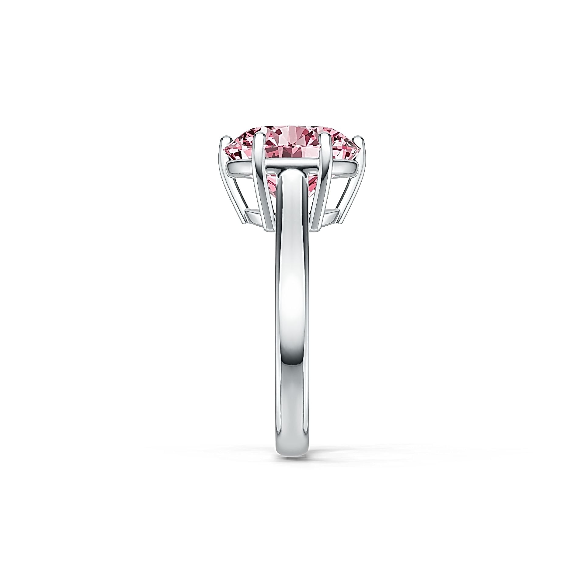 Sterling Silver Semi Mount Ring Setting Round RD 12x12mm Solitaire DHJ