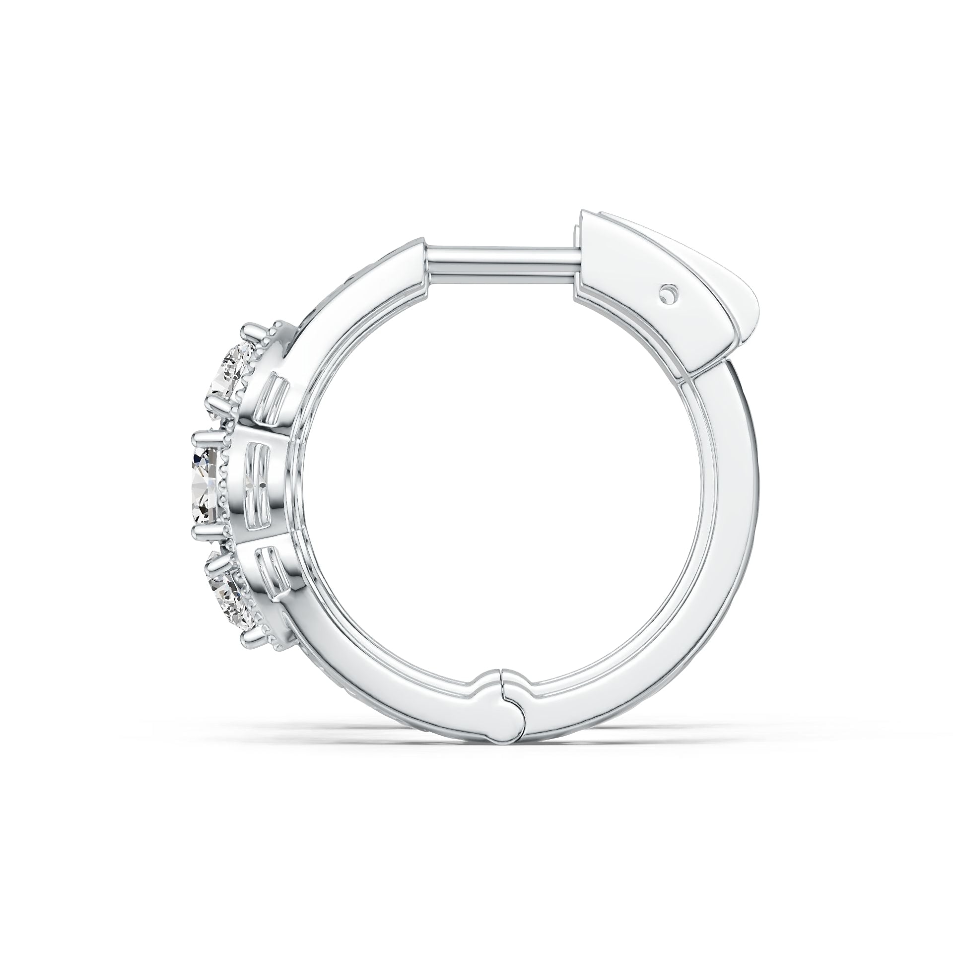 Sterling Silver Semi Mount Earrings Setting Oval OV 5X4mm PE 4X3mm DHJ