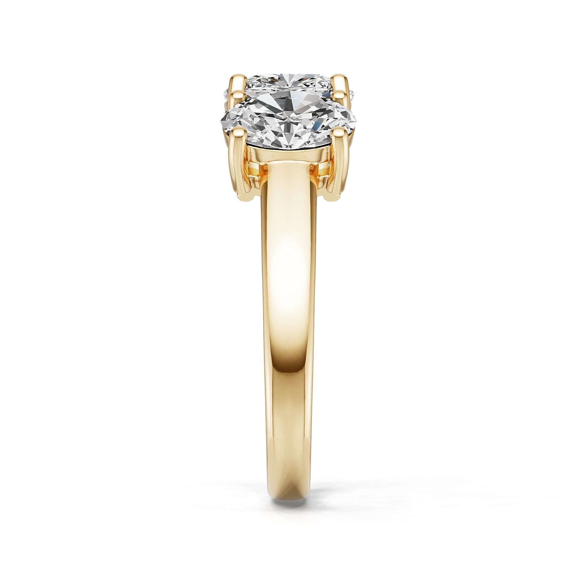 10K Gold Semi Mount Ring Setting Round Ro 8x8mm Syz Jewelry
