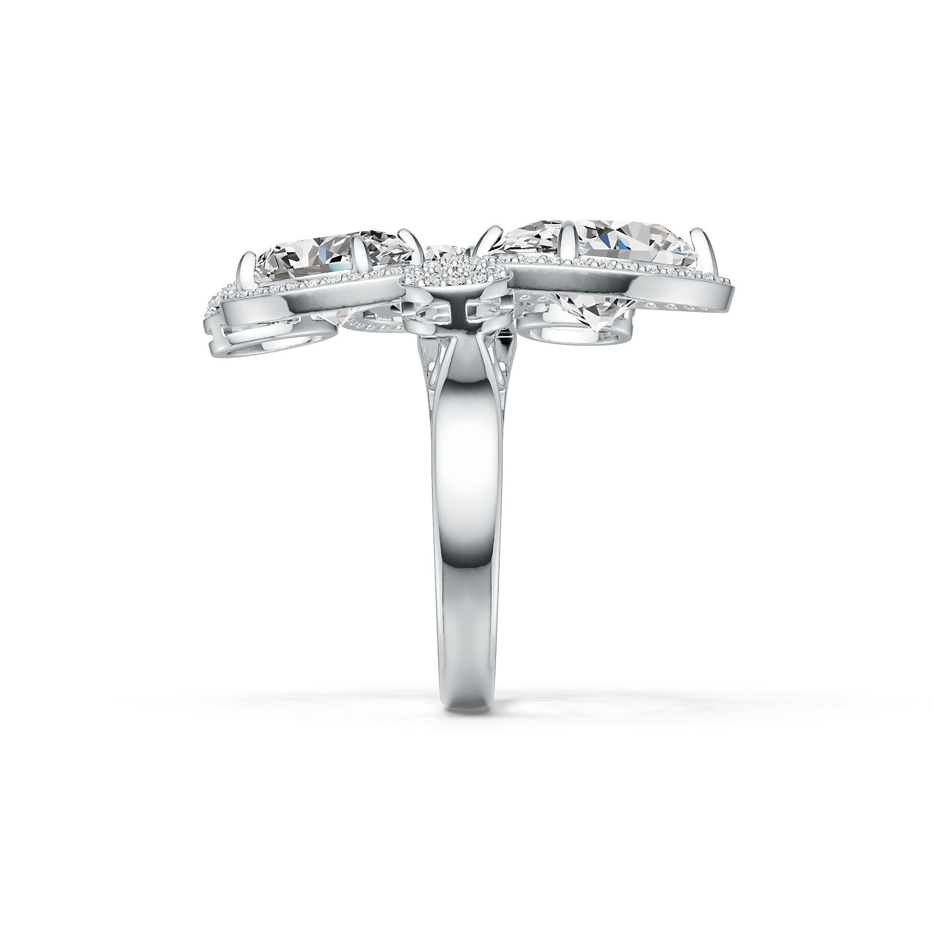 Sterling Silver Semi Mount Ring Setting Oval OV 14X10mm DHJ