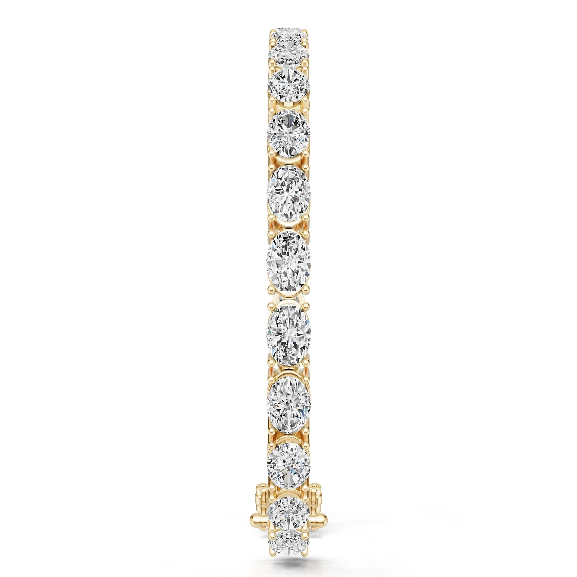 10K Gold Semi Mount Bracelet Setting Oval Ov 7x5mm Syz Jewelry