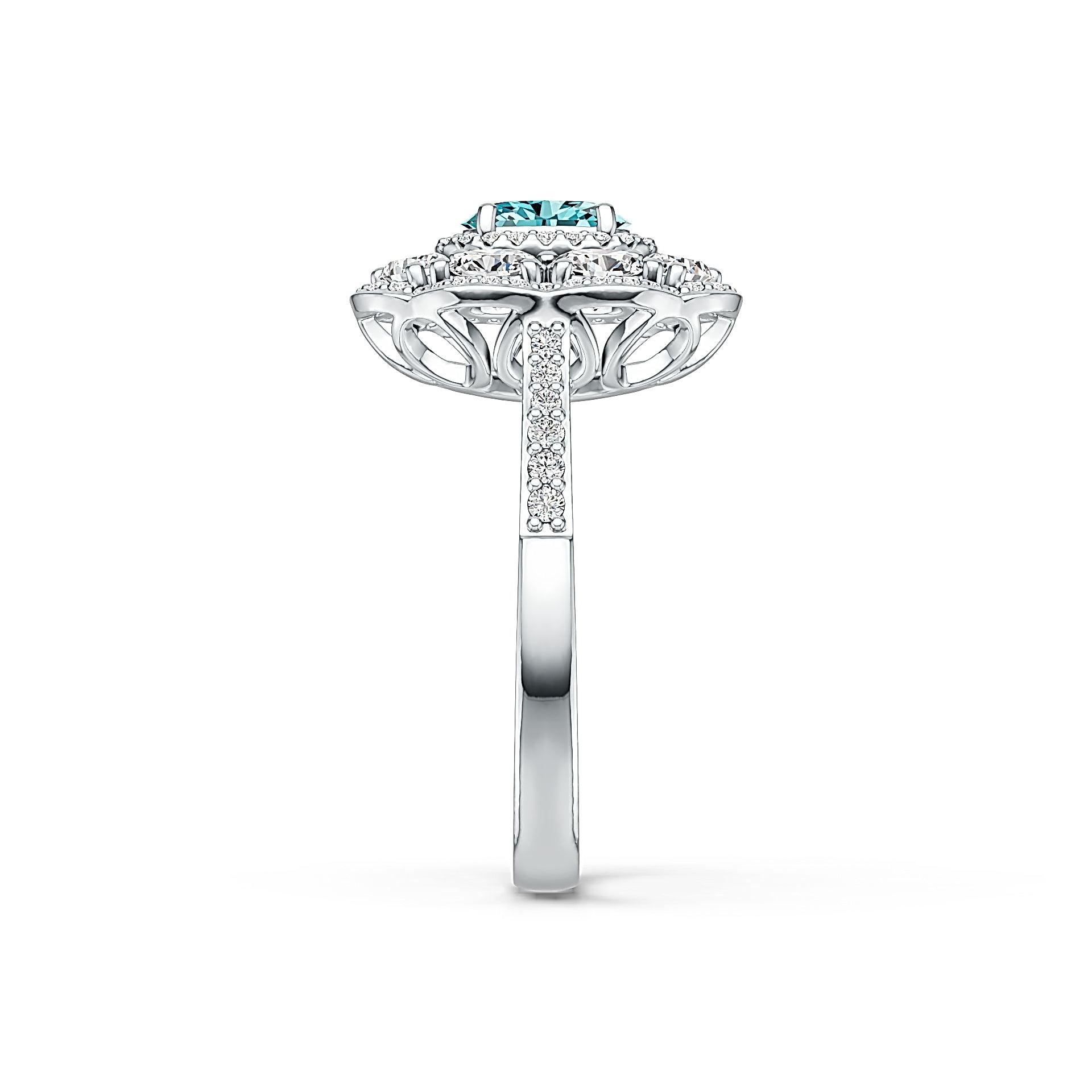 Sterling Silver Semi Mount Ring Setting Oval OV 7X5mm DHJ