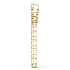 14K Gold Semi Mount Pendant Setting Marquise Ma 4x2mm Syz Jewelry