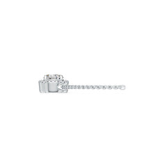 Sterling Silver Semi Mount Pendant Setting Round RD 8x8mm DHJ