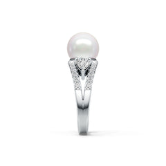 Sterling Silver Semi Mount Ring Setting Round RD 9.5mm DHJ