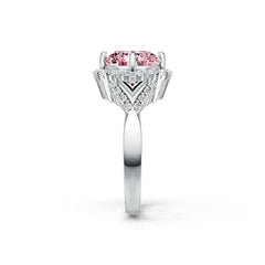 Sterling Silver Semi Mount Ring Setting Round RD 10x10mm Halo Split Shank Syzjewelry