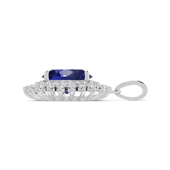 Sterling Silver Semi Mount Pendant Setting Oval OV 11X9mm Syzjewelry