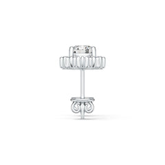 Sterling Silver Semi Mount Earrings Setting Round RD 5X5mm DHJ