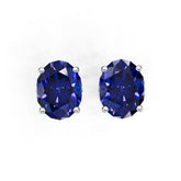 Sterling Silver Semi Mount Earrings Setting Round Rd 5x7mm DHJ