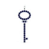 Sterling Silver Semi Mount Pendant Setting Round Rd DHJ