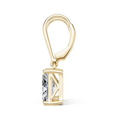 Platinum Semi Mount Earrings Setting Emerald Em 8x6mm Syz Jewelry
