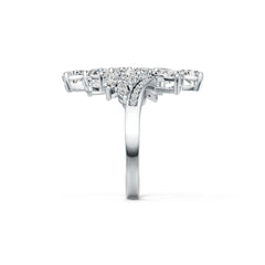 Sterling Silver Semi Mount Ring Setting Pear PE 6X4mm DHJ