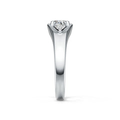 Sterling Silver Semi Mount Ring Setting Round RD 6x6mm DHJ